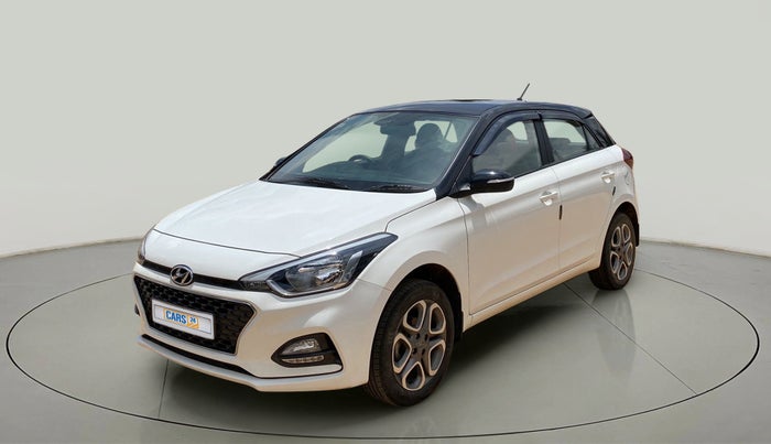 2019 Hyundai Elite i20 SPORTZ PLUS 1.2 DUAL TONE, Petrol, Manual, 16,685 km, Left Front Diagonal