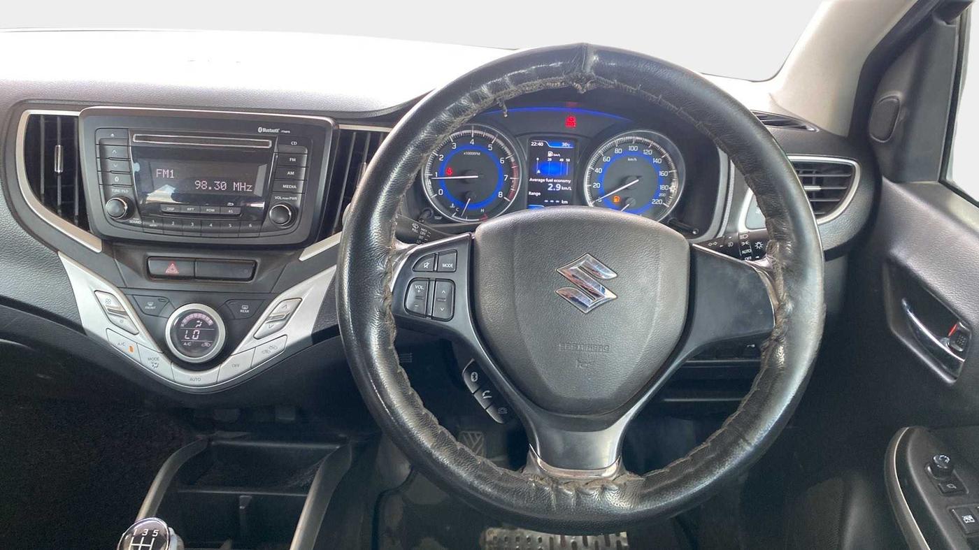 2016 Maruti Baleno ZETA PETROL 1.2, Petrol, Manual, 89,830 km, Steering Wheel Close Up