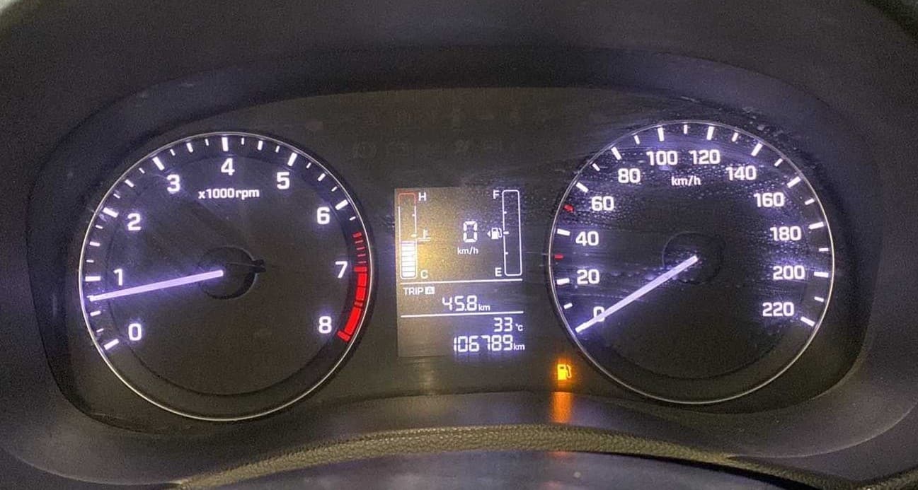 2016 Hyundai Creta SX PLUS 1.6 PETROL, Petrol, Manual, 1,06,890 km, Odometer Image