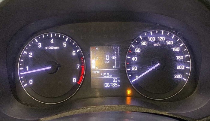 2016 Hyundai Creta SX PLUS 1.6 PETROL, Petrol, Manual, 1,06,890 km, Odometer Image