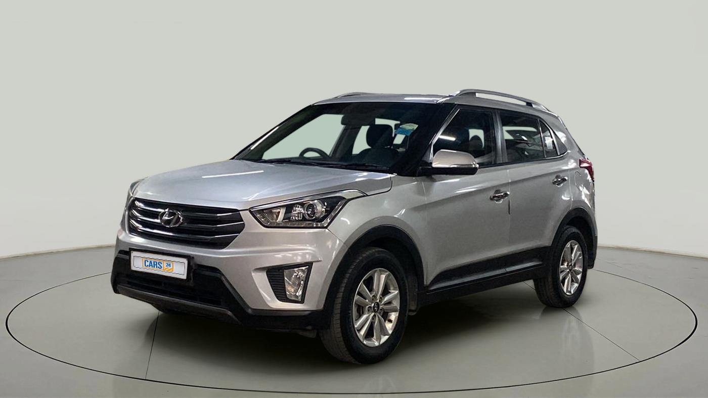 2016 Hyundai Creta SX PLUS 1.6 PETROL, Petrol, Manual, 1,06,890 km, Left Front Diagonal