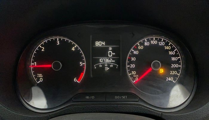 2016 Volkswagen Ameo HIGHLINE1.5L, Diesel, Manual, 1,07,362 km, Odometer Image