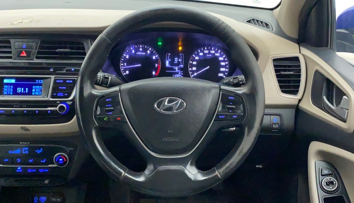 2015 Hyundai Elite i20 SPORTZ 1.2, Petrol, Manual, 1,12,979 km, Steering Wheel Close Up
