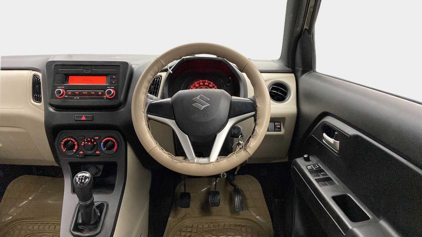 2019 Maruti New Wagon-R VXI 1.0, Petrol, Manual, 19,823 km, Steering Wheel Close Up