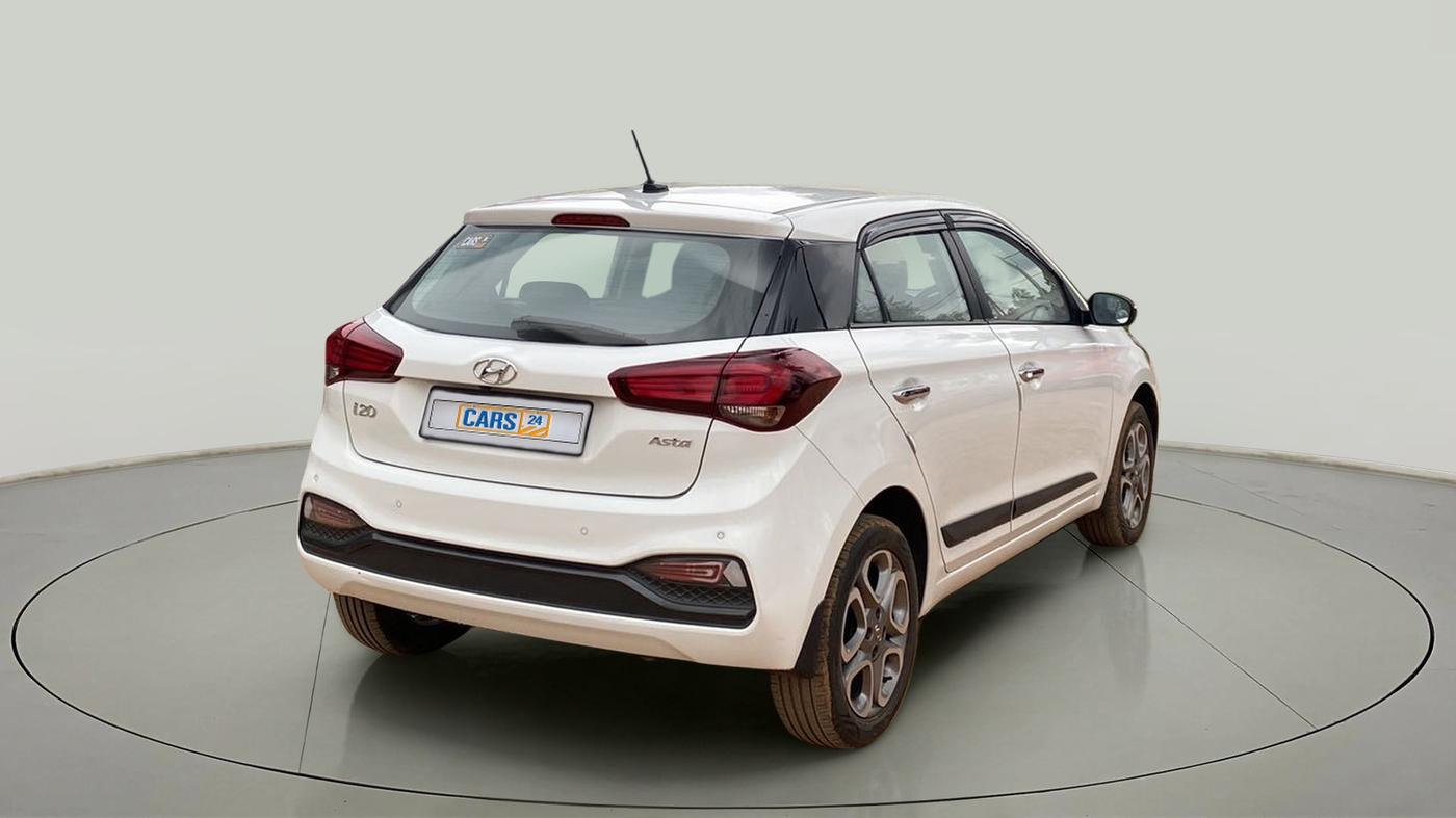 2018 Hyundai Elite i20 ASTA 1.2 (O), Petrol, Manual, 21,611 km, Right Back Diagonal
