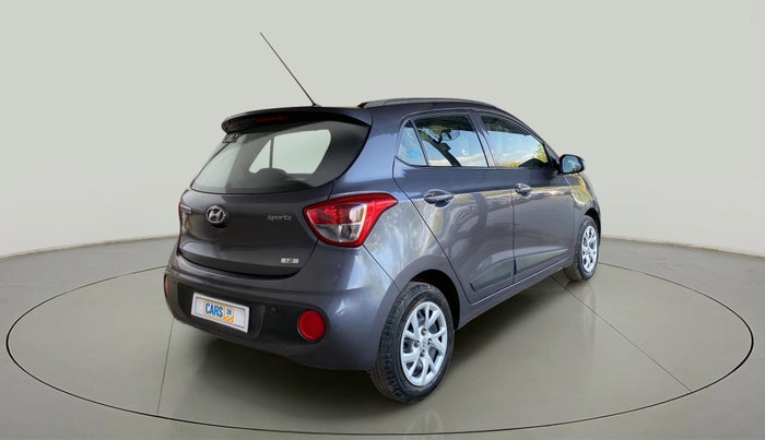 2019 Hyundai Grand i10 SPORTZ 1.2 KAPPA VTVT, Petrol, Manual, 29,592 km, Right Back Diagonal