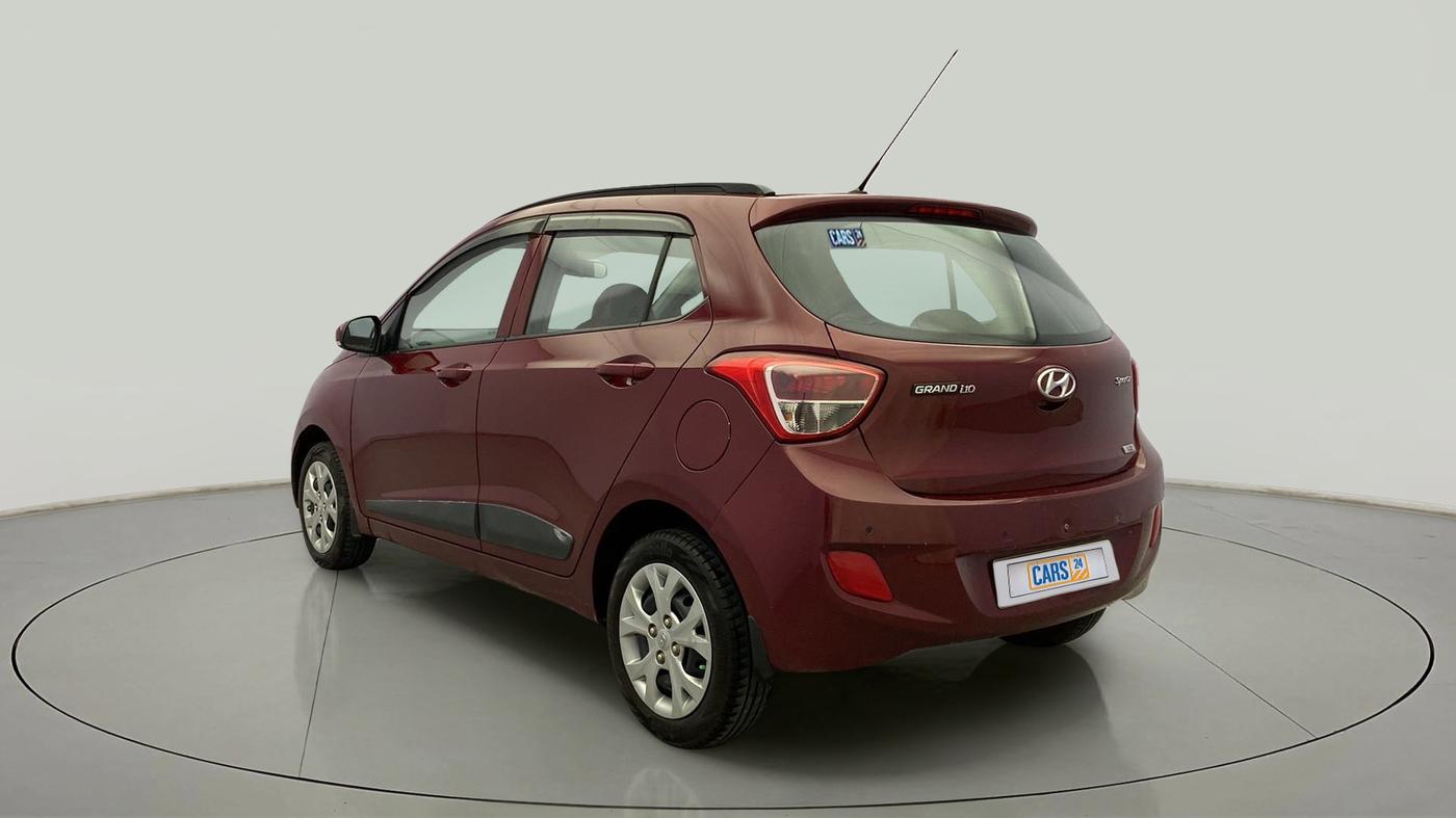 2016 Hyundai Grand i10 SPORTZ 1.2 KAPPA VTVT, Petrol, Manual, 77,279 km, Left Back Diagonal