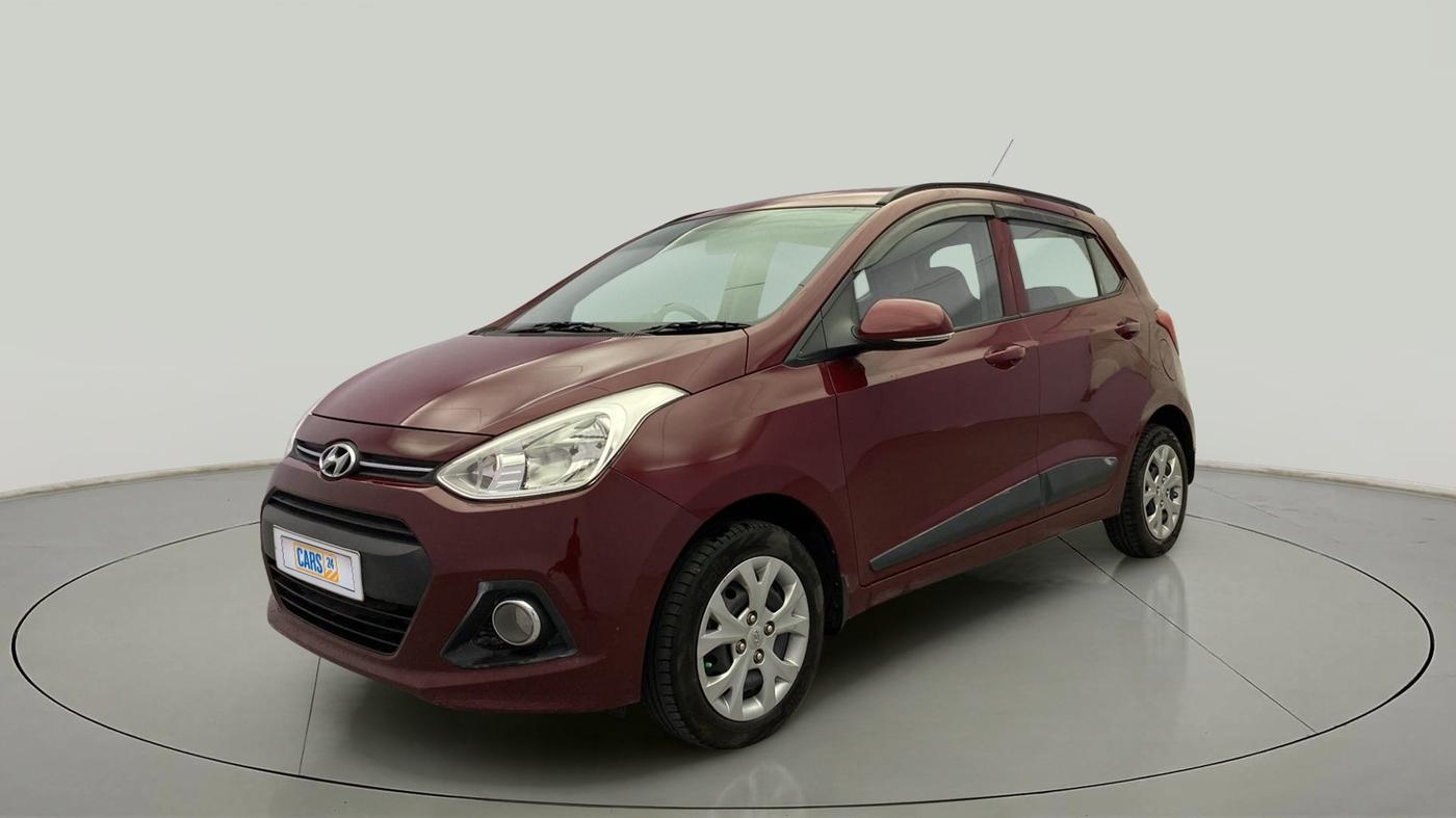 2016 Hyundai Grand i10 SPORTZ 1.2 KAPPA VTVT, Petrol, Manual, 77,279 km, Left Front Diagonal