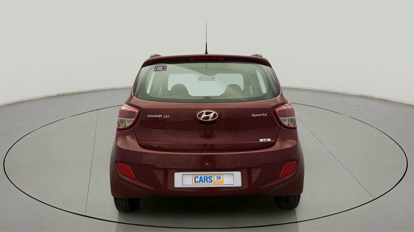 2016 Hyundai Grand i10 SPORTZ 1.2 KAPPA VTVT, Petrol, Manual, 77,279 km, Back/Rear
