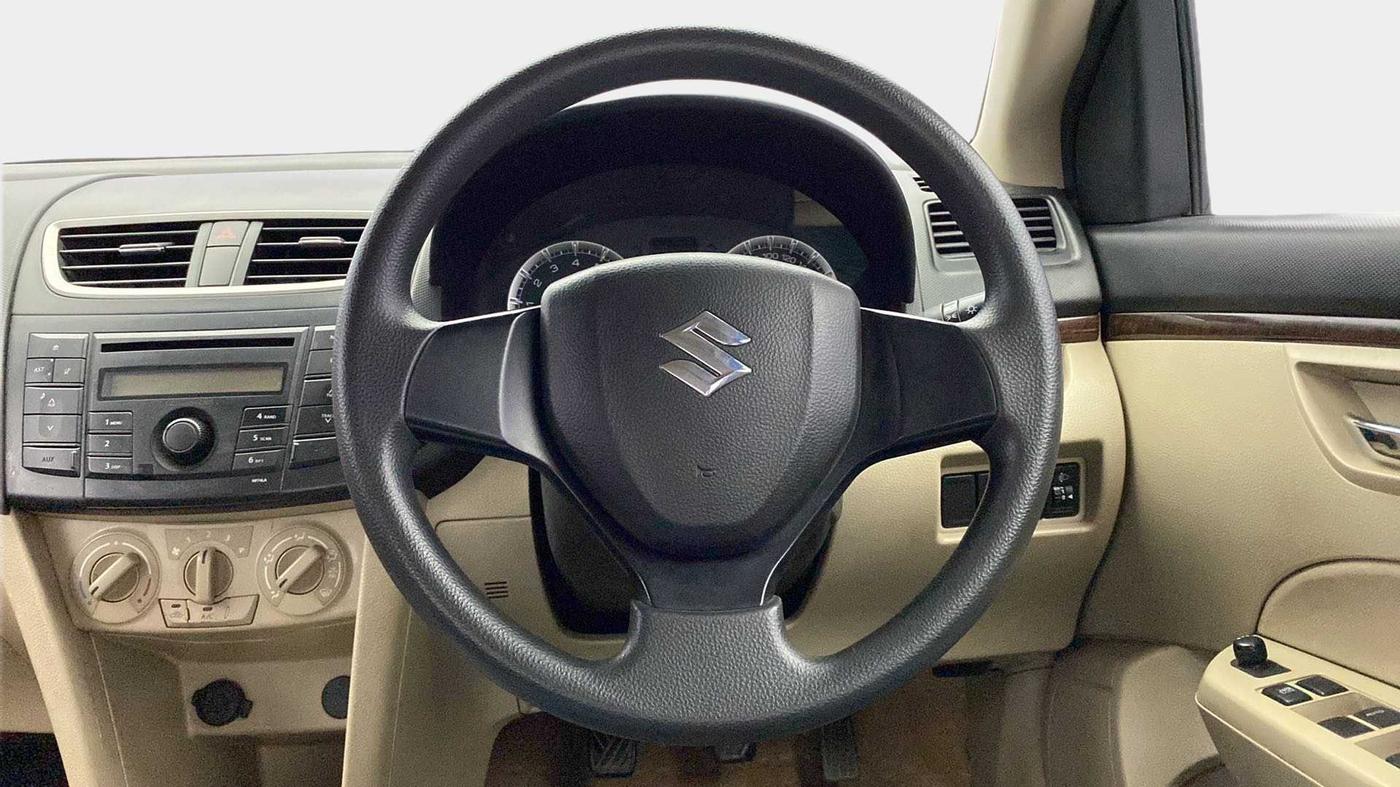 2012 Maruti Swift Dzire VXI, Petrol, Manual, 66,540 km, Steering Wheel Close Up