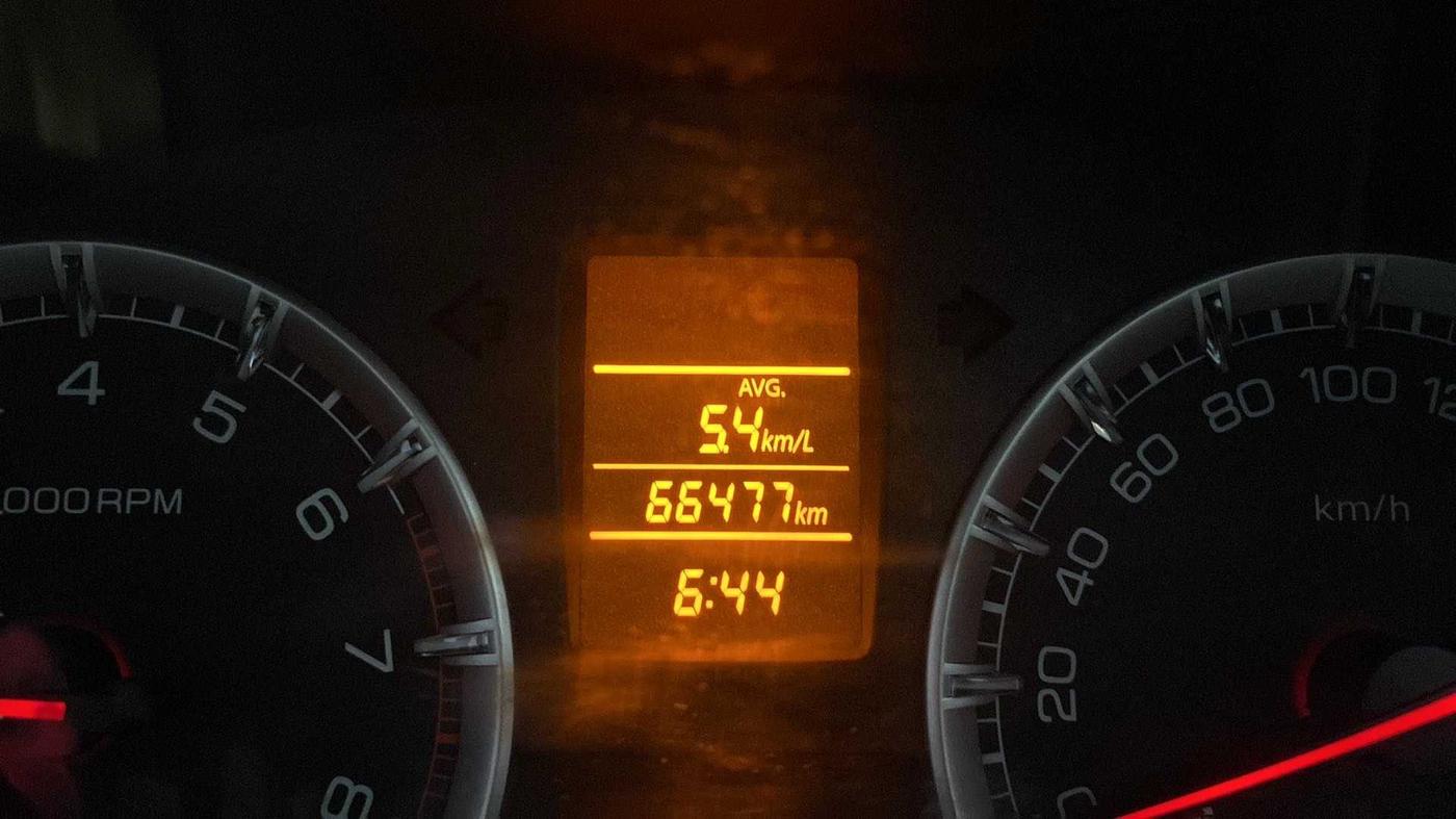 2012 Maruti Swift Dzire VXI, Petrol, Manual, 66,540 km, Odometer Image