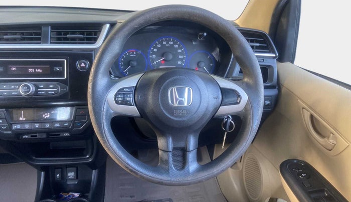 2018 Honda Brio S(O) MT, Petrol, Manual, 58,092 km, Steering Wheel Close Up