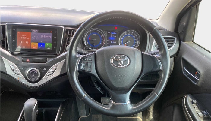 2019 Toyota Glanza V CVT, Petrol, Automatic, 41,141 km, Steering Wheel Close Up