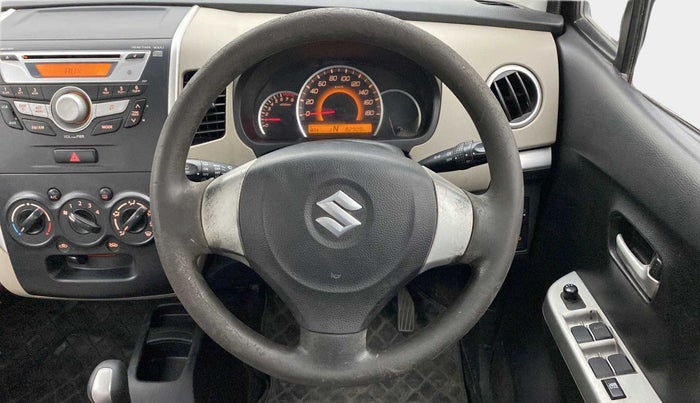 2016 Maruti Wagon R 1.0 VXI AMT, Petrol, Automatic, 82,834 km, Steering Wheel Close Up