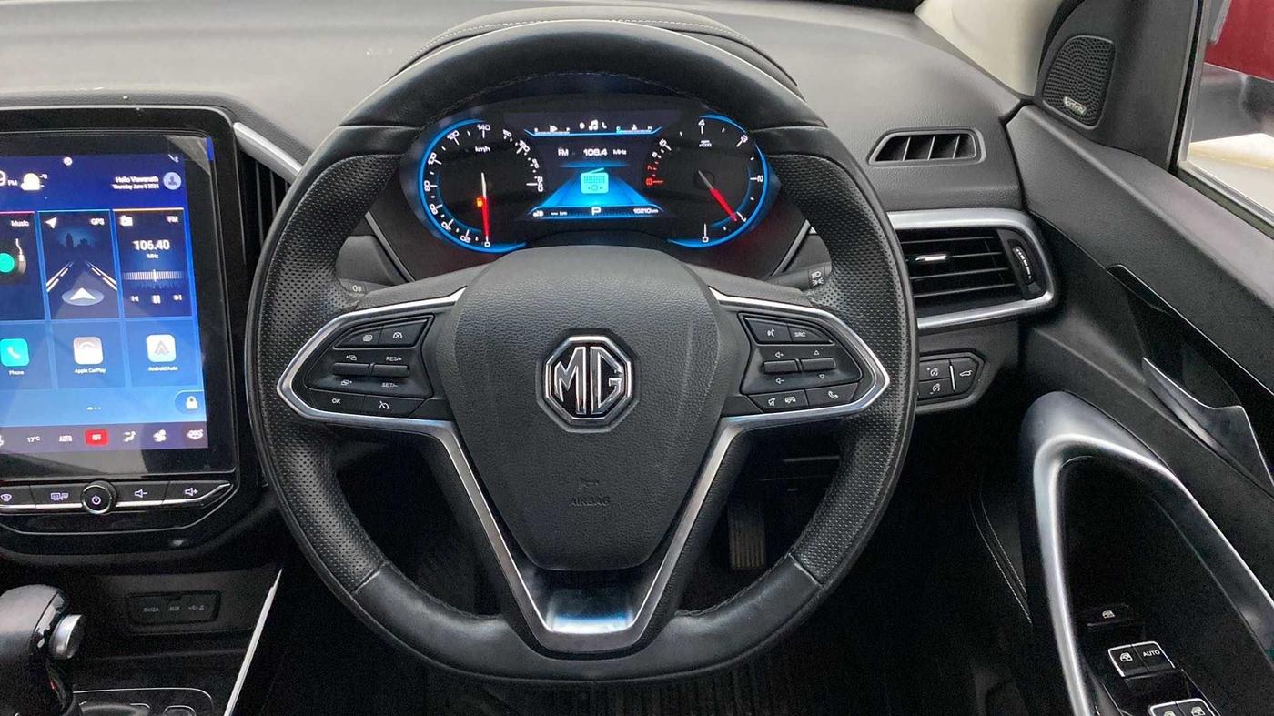 2020 MG HECTOR SHARP 1.5 DCT PETROL, Petrol, Automatic, 16,180 km, Steering Wheel Close Up