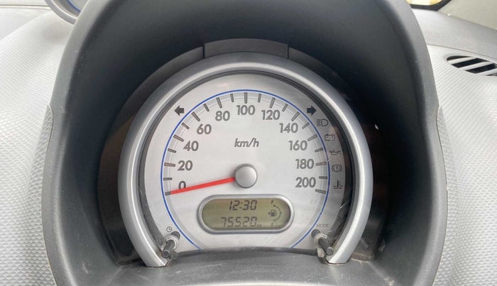 2013 Maruti Ritz VXI, Petrol, Manual, 75,497 km, Odometer Image