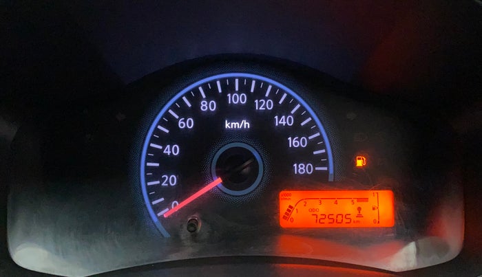 2018 Datsun Redi Go T (O), Petrol, Manual, 72,505 km, Odometer Image