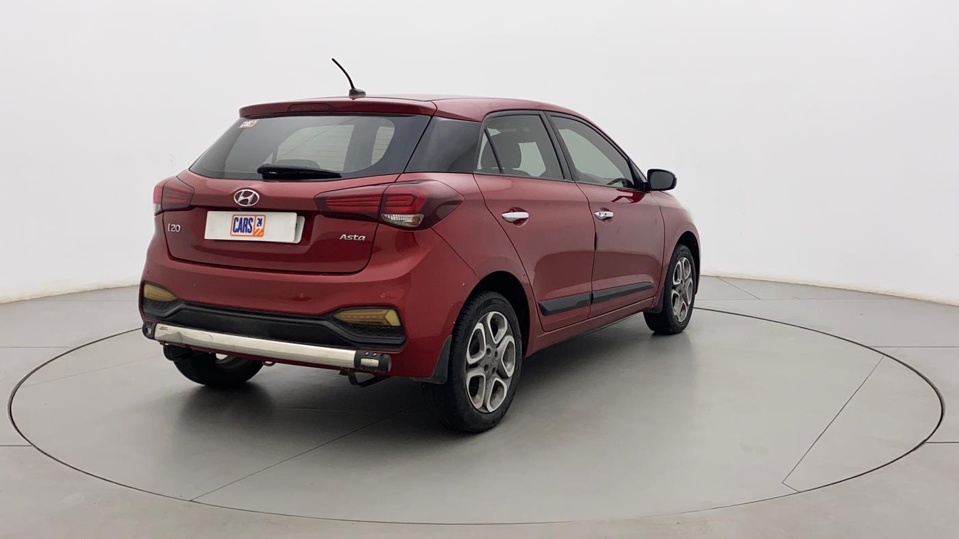 2018 Hyundai Elite i20 ASTA 1.2 (O), Petrol, Manual, 56,386 km, Right Back Diagonal