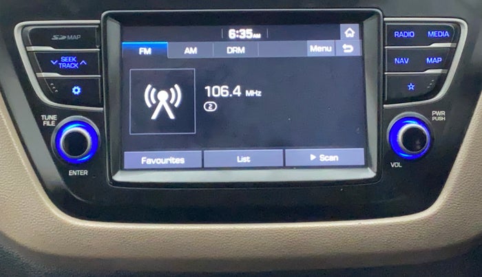 2019 Hyundai Elite i20 SPORTZ PLUS  1.2 CVT, Petrol, Automatic, 46,601 km, Infotainment System