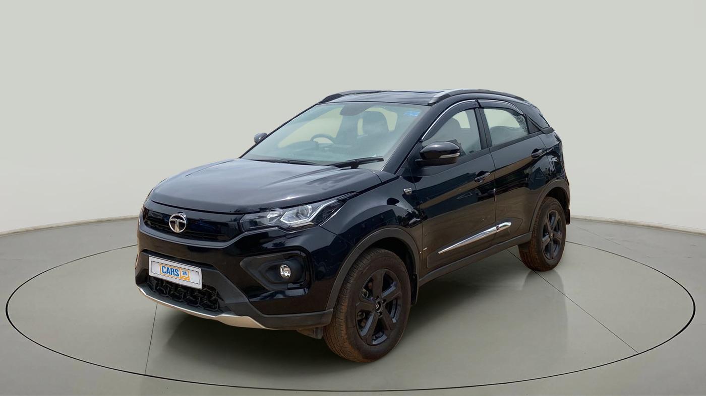2022 Tata NEXON XZ PLUS (O) PETROL DARK EDITION, Petrol, Manual, 15,364 km, Left Front Diagonal