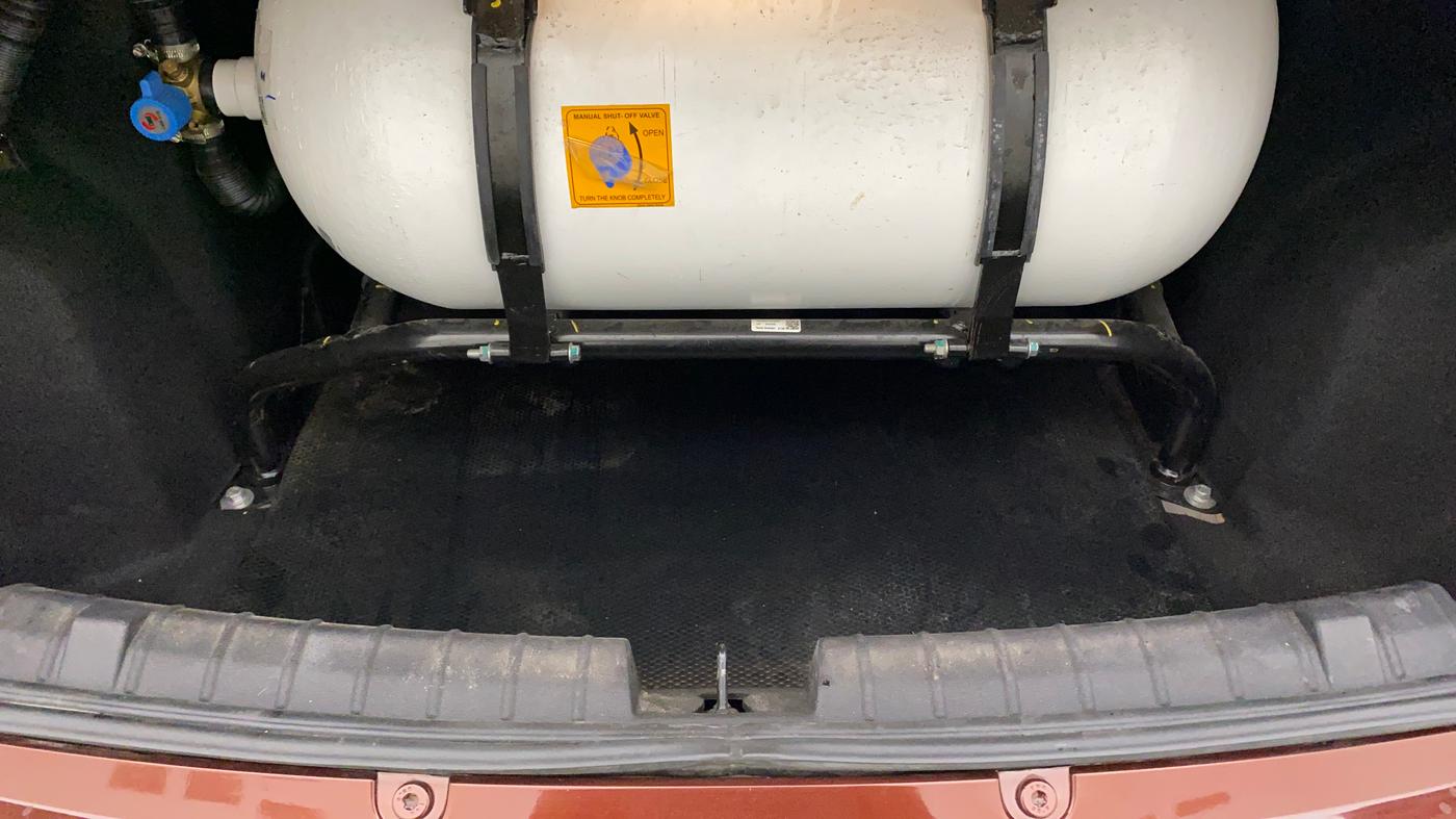 2022 Tata TIGOR XZ PLUS CNG, CNG, Manual, 9,872 km, Boot Inside