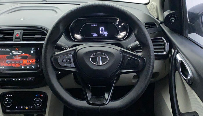 2022 Tata TIGOR XZ PLUS CNG, CNG, Manual, 9,872 km, Steering Wheel Close Up