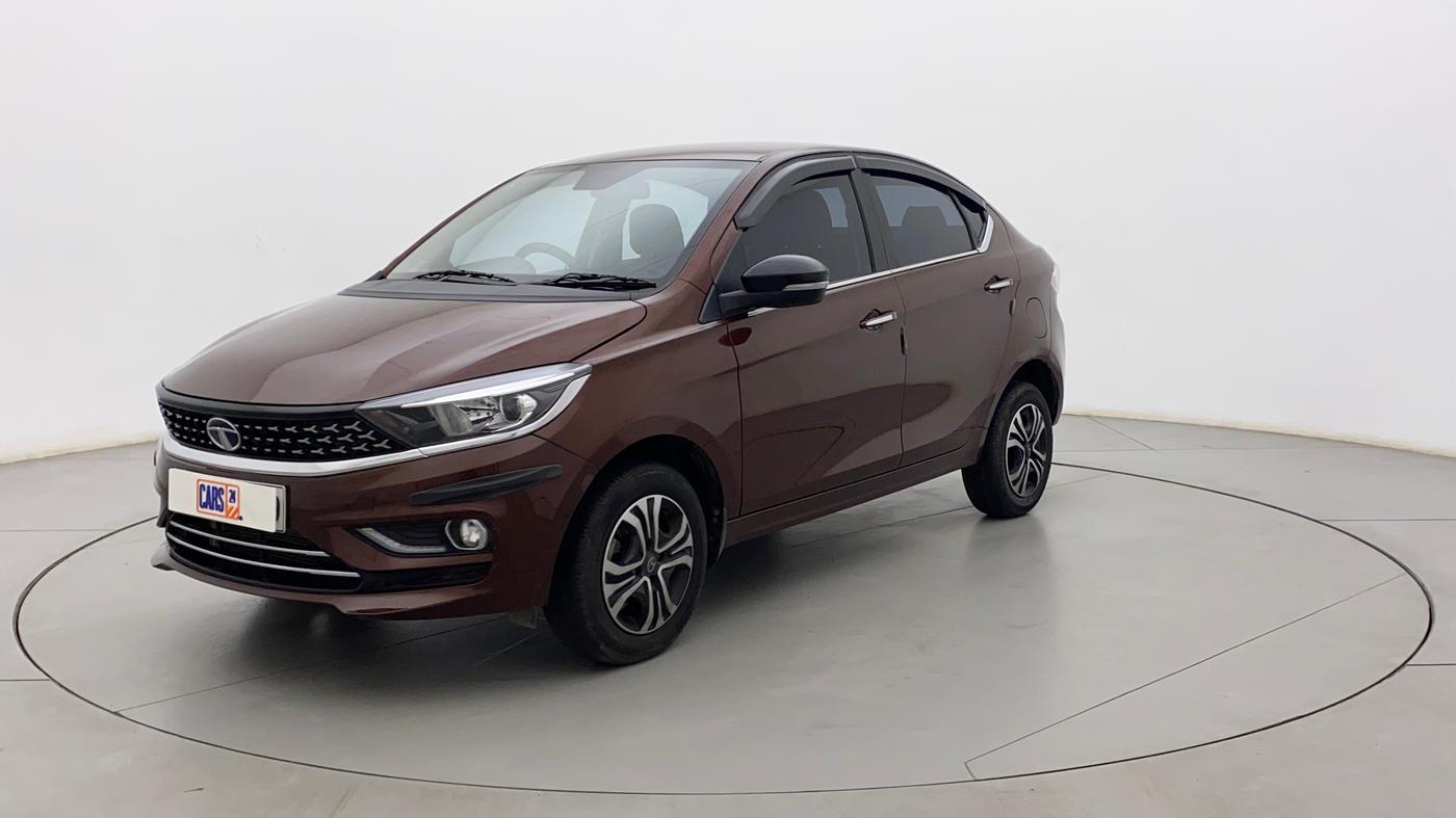 2022 Tata TIGOR XZ PLUS CNG, CNG, Manual, 9,872 km, Left Front Diagonal