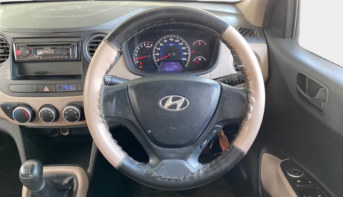 2015 Hyundai Grand i10 MAGNA 1.2 KAPPA VTVT, Petrol, Manual, 39,068 km, Steering Wheel Close Up
