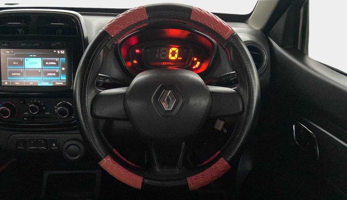 2018 Renault Kwid RXT 1.0 (O), Petrol, Manual, 23,746 km, Steering Wheel Close Up