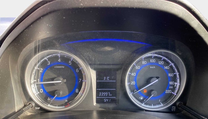 2017 Maruti Baleno DELTA PETROL 1.2, Petrol, Manual, 33,972 km, Odometer Image