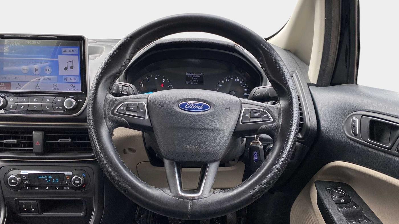 2019 Ford Ecosport TREND + 1.5L PETROL, Petrol, Manual, 34,371 km, Steering Wheel Close Up