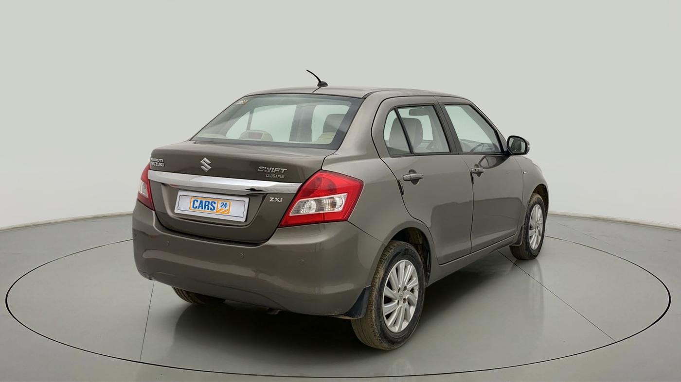 2016 Maruti Swift Dzire ZXI, CNG, Manual, 38,120 km, Right Back Diagonal