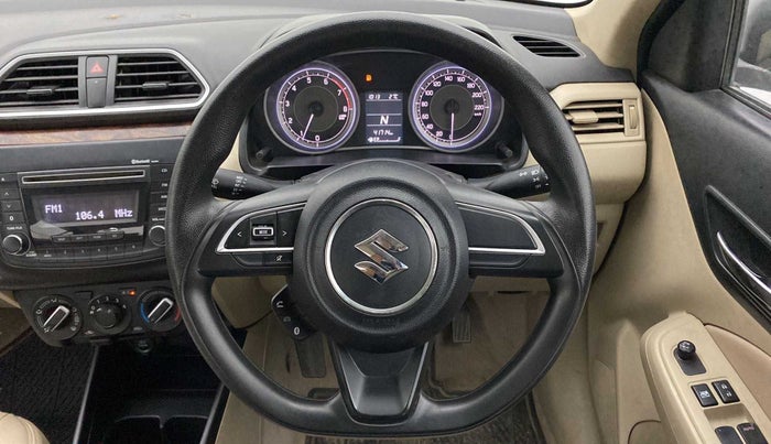 2019 Maruti Dzire VXI AMT, Petrol, Automatic, 41,666 km, Steering Wheel Close Up
