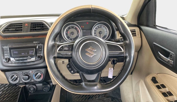2017 Maruti Dzire VXI, Petrol, Manual, 49,760 km, Steering Wheel Close Up