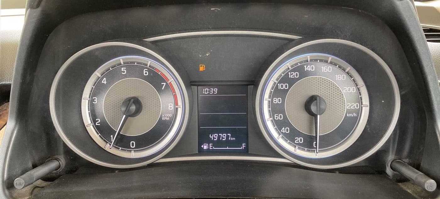 2017 Maruti Dzire VXI, Petrol, Manual, 49,760 km, Odometer Image