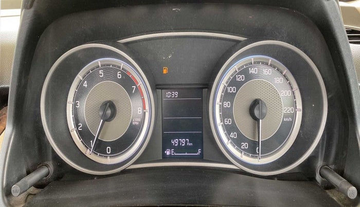 2017 Maruti Dzire VXI, Petrol, Manual, 49,760 km, Odometer Image