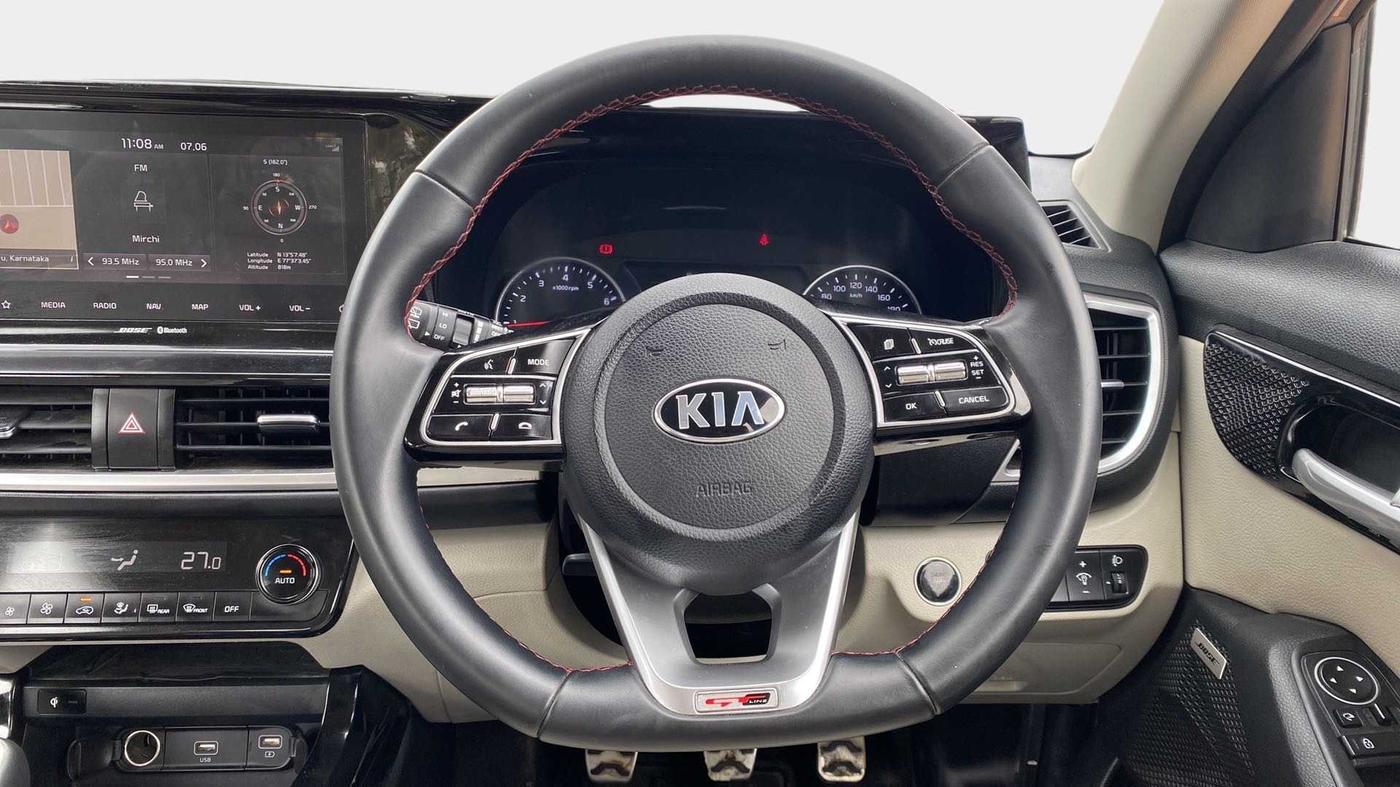 2020 KIA SELTOS GTX PLUS 1.4 PETROL, Petrol, Manual, 42,167 km, Steering Wheel Close Up