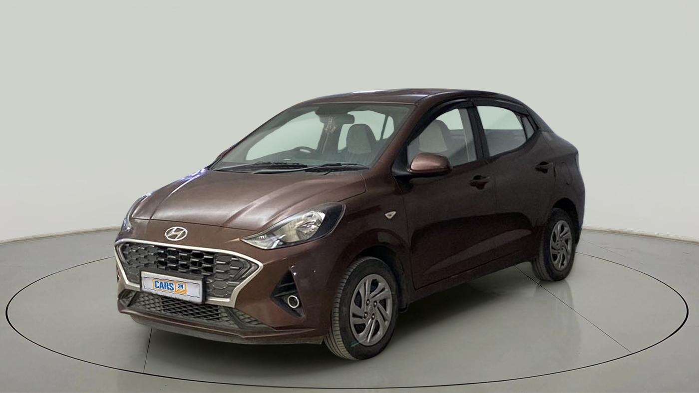 2020 Hyundai AURA S 1.2 CNG, CNG, Manual, 52,647 km, Left Front Diagonal