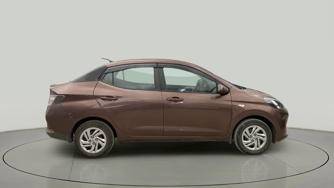 2020 Hyundai AURA S 1.2 CNG, CNG, Manual, 52,647 km, Right Side View