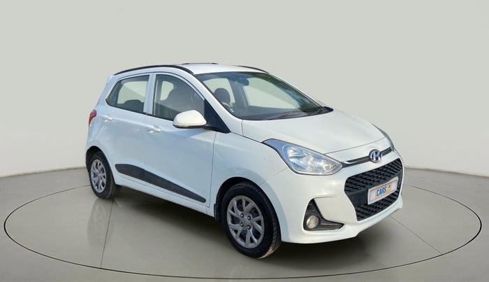 2019 Hyundai Grand i10 SPORTZ 1.2 KAPPA VTVT, CNG, Manual, 52,325 km, Right Front Diagonal