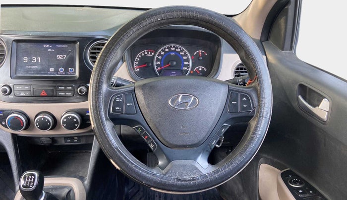 2019 Hyundai Grand i10 SPORTZ 1.2 KAPPA VTVT, CNG, Manual, 52,325 km, Steering Wheel Close Up