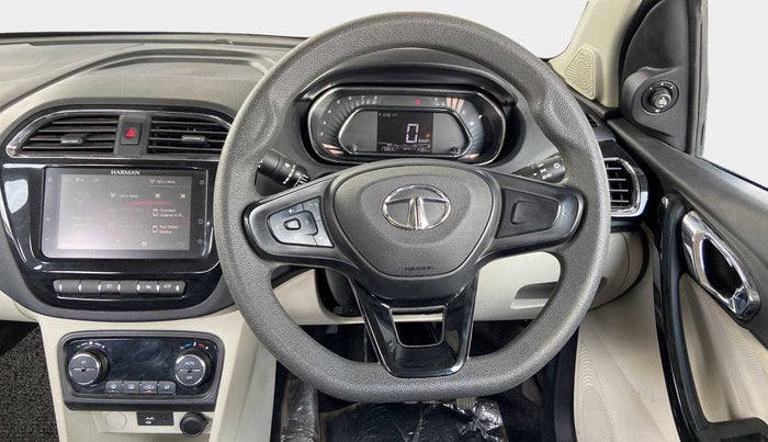 2022 Tata TIGOR XZ PLUS PETROL, Petrol, Manual, 17,054 km, Steering Wheel Close Up