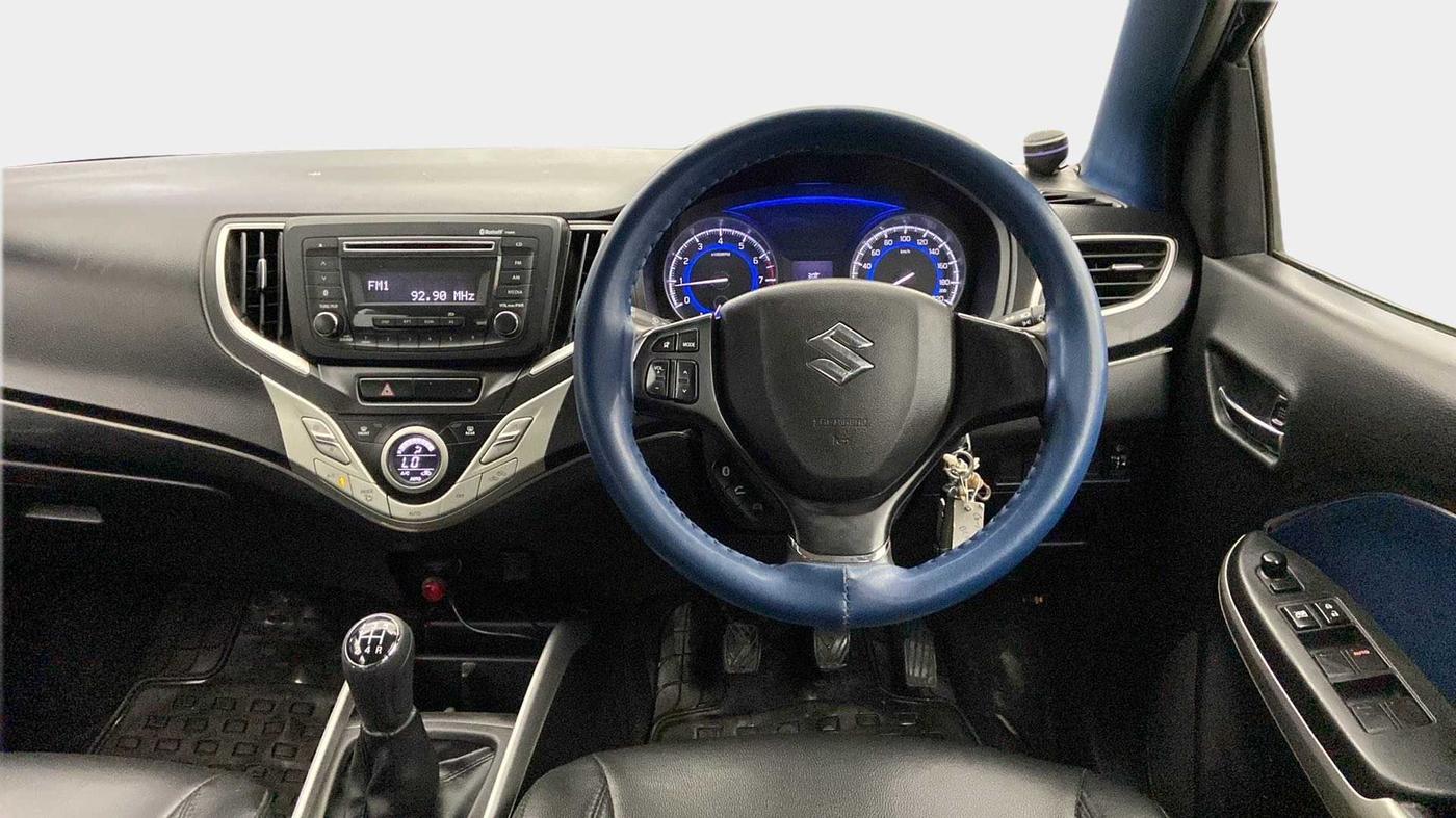 2017 Maruti Baleno DELTA PETROL 1.2, Petrol, Manual, 73,854 km, Steering Wheel Close Up