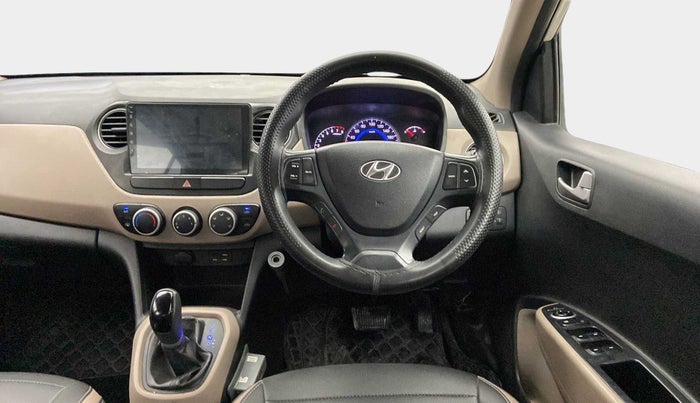 2015 Hyundai Grand i10 ASTA AT 1.2 KAPPA VTVT, Petrol, Automatic, 49,639 km, Steering Wheel Close Up
