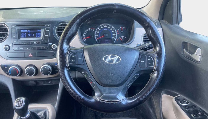 2014 Hyundai Grand i10 ASTA 1.2 KAPPA VTVT, Petrol, Manual, 69,497 km, Steering Wheel Close Up