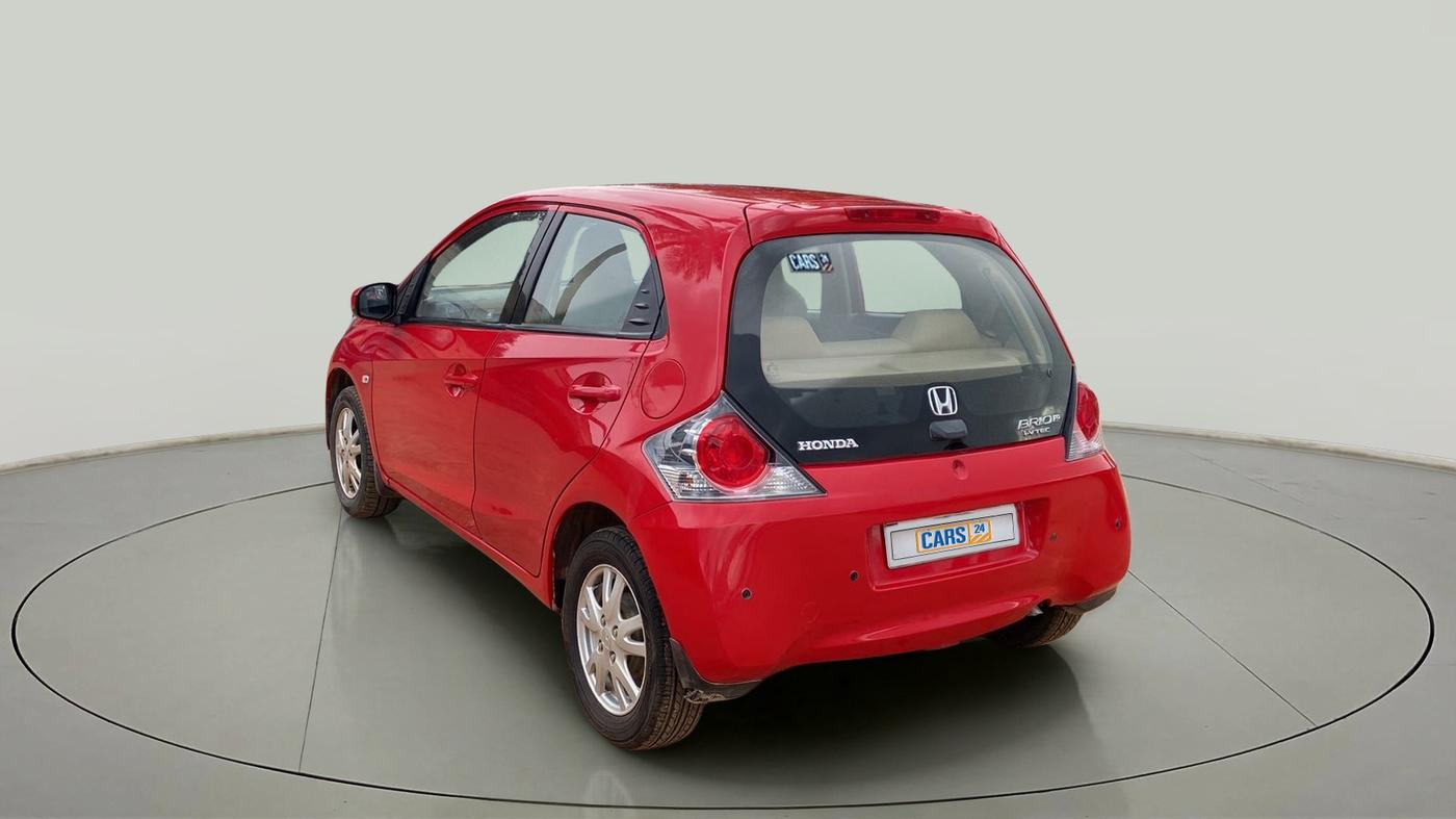 2012 Honda Brio V MT, Petrol, Manual, 68,895 km, Left Back Diagonal