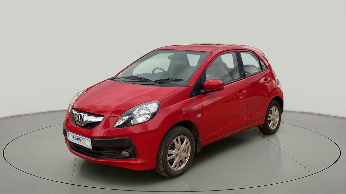 2012 Honda Brio V MT, Petrol, Manual, 68,895 km, Left Front Diagonal