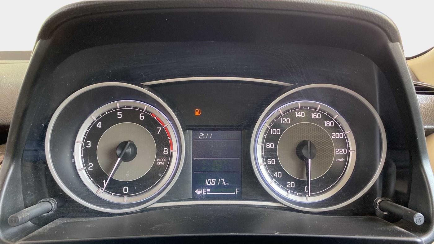 2020 Maruti Dzire VXI, Petrol, Manual, 10,807 km, Odometer Image