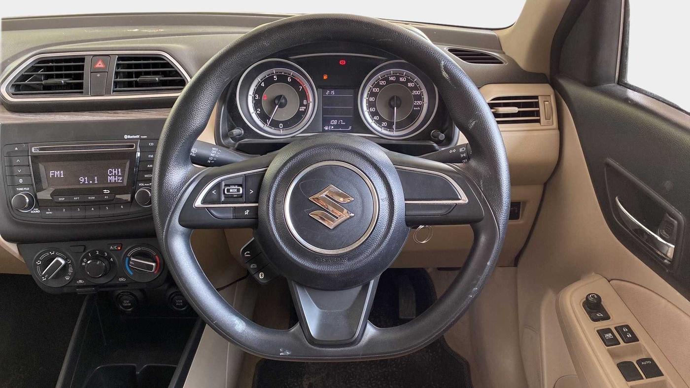 2020 Maruti Dzire VXI, Petrol, Manual, 10,807 km, Steering Wheel Close Up