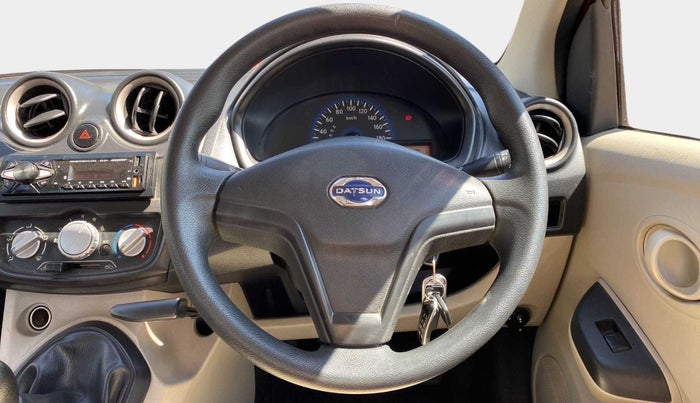 2016 Datsun Go T, Petrol, Manual, 42,462 km, Steering Wheel Close Up